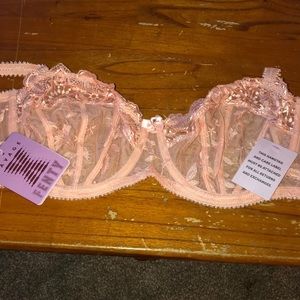 Savage Fenty Mosaic Lace Balconette Bra